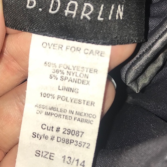 Plus Size Short Grey Homecoming/Prom Dress - Picture 5 of 5